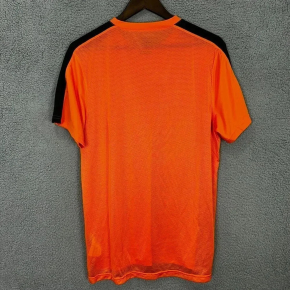 Reebok Shirt mens medium red orange speedwick Lightweight Gym Outdoors Athletic‎ - Picture 6 of 6